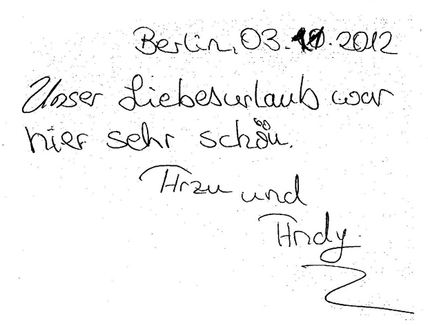 Gästebuch